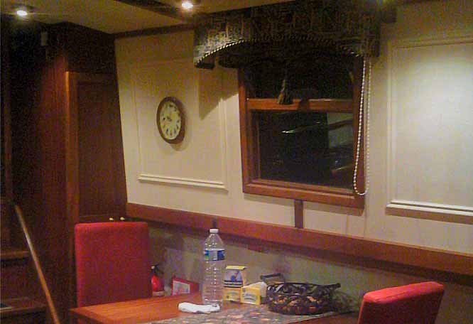 Interieur peniche Conlumbus