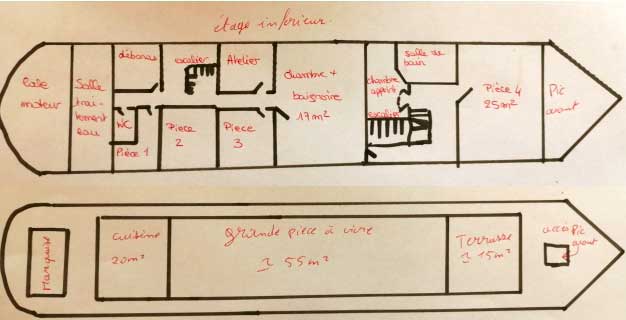 Plan de Peniche habitable