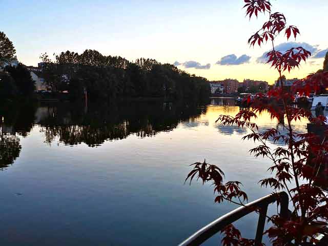 La campagne près de la villel