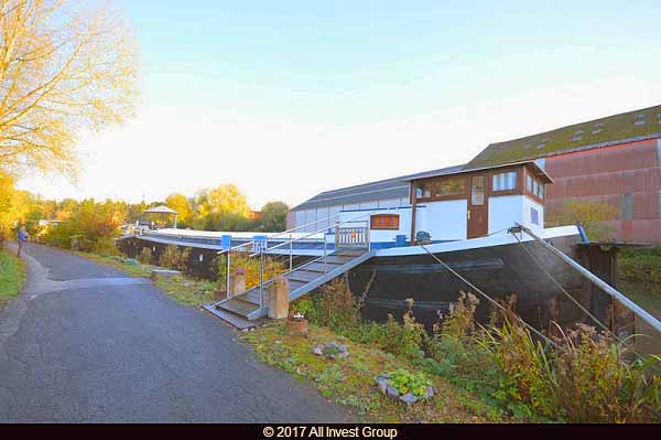 Péniche en vente écluse de Ronquieres