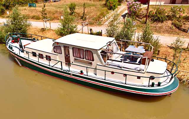 Authentique péniche d’habitation de 17m