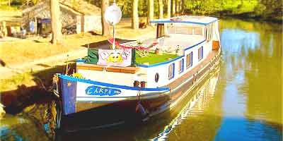 Péniche autonome canal Midi