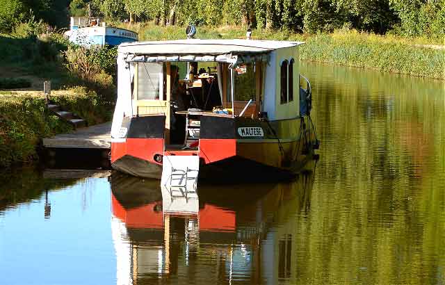 Amarrage canal du Midi