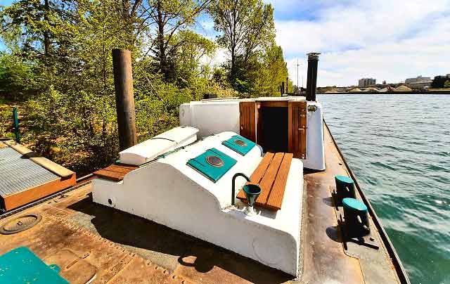 Terrasse péniche