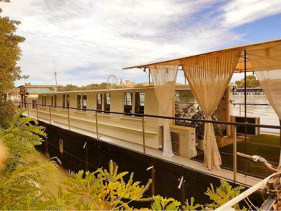 péniche d’habitation de 180 m2
