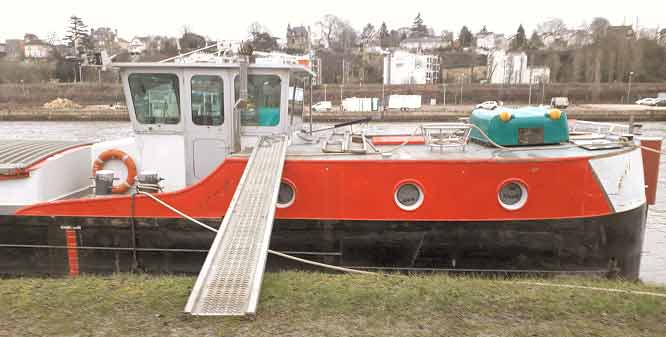 Conflans peniche fluviale en vente